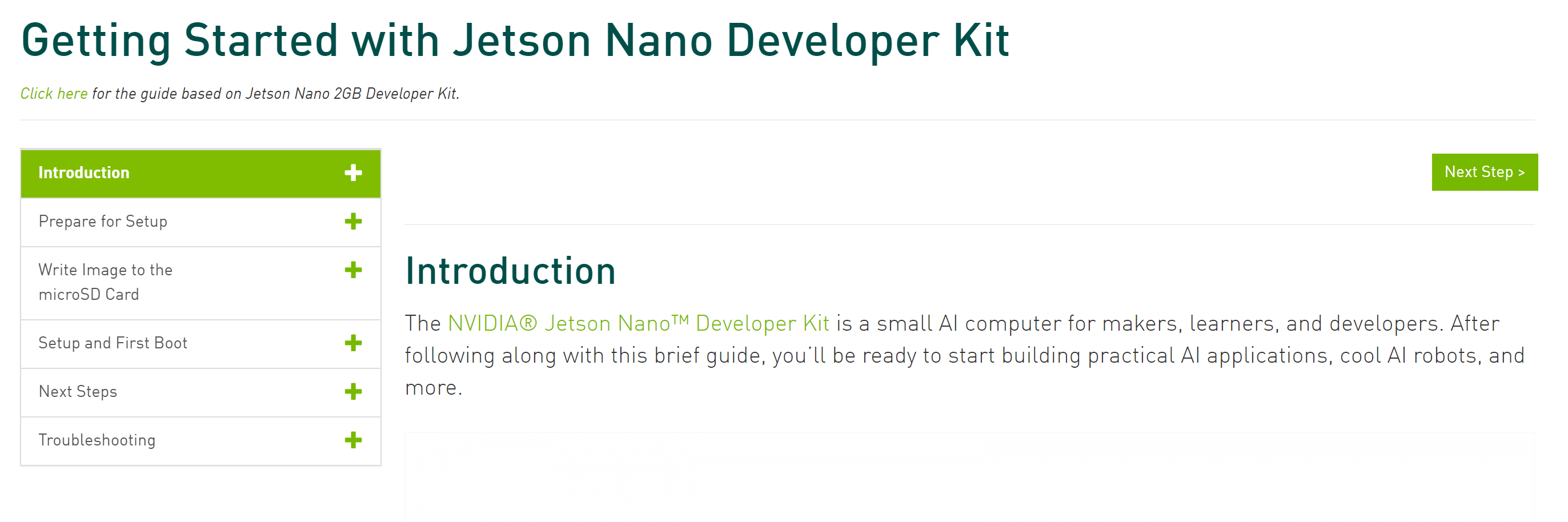 Jetson Nano Developer Kit