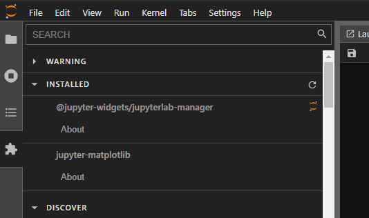 Jupyter Lab Extensions