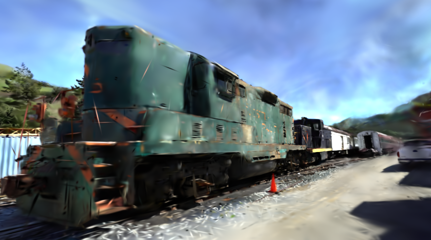 the WP 713 from its real training camera, rendered on the Nano